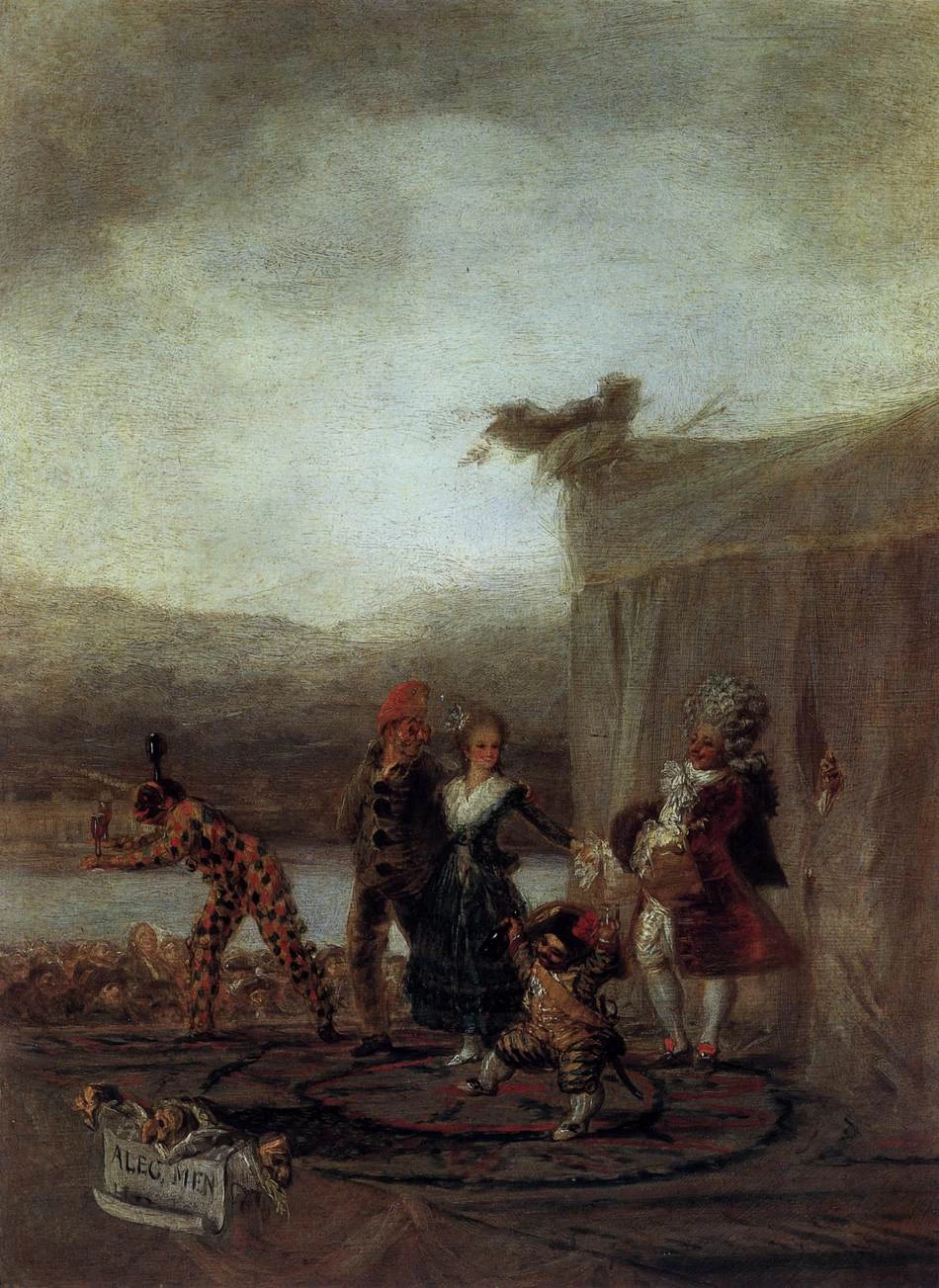 Francisco de Goya y Lucientes - i giocatori che passeggiano, Museo del Prado, Madrid